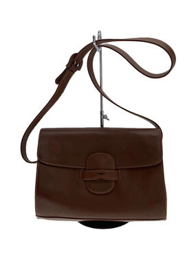 Gucci shoulder bag distinctive central clasp Brown